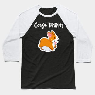 Corgi Mom (247) Baseball T-Shirt